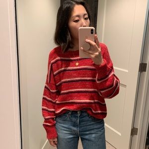 Isabel Marant Etoile Red Knit Sweater